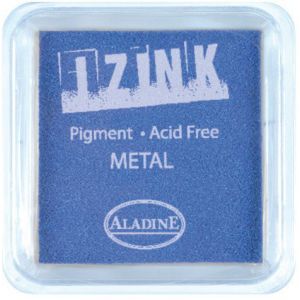 Tusz do stempli Aladine Izink, Szafirowy metaliczny